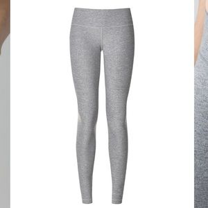 Lululemon Wunder Under Heathered Slate Leggings